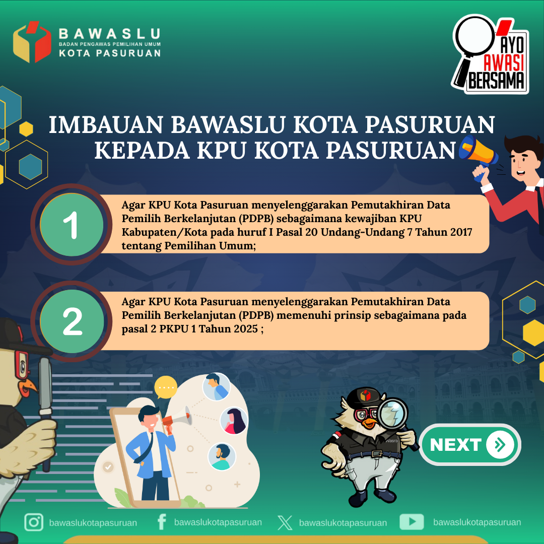Humas Bawaslu Kota Pasuruan