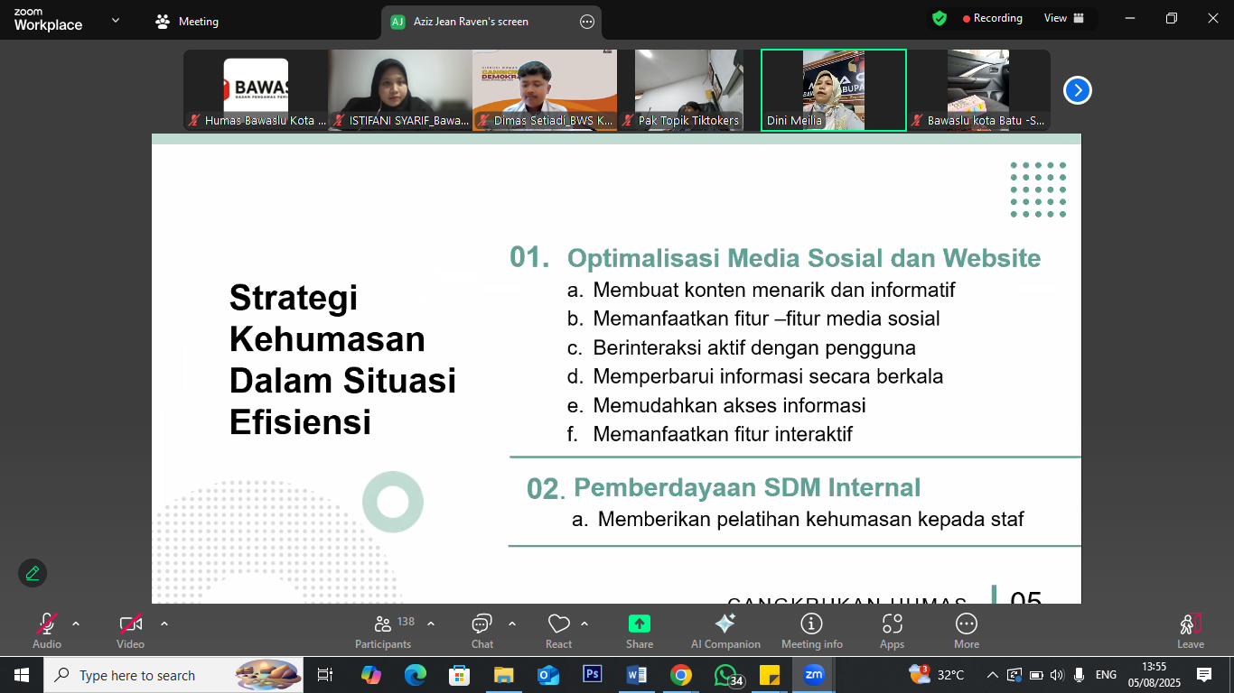 Humas Bawaslu Kota Pasuruan