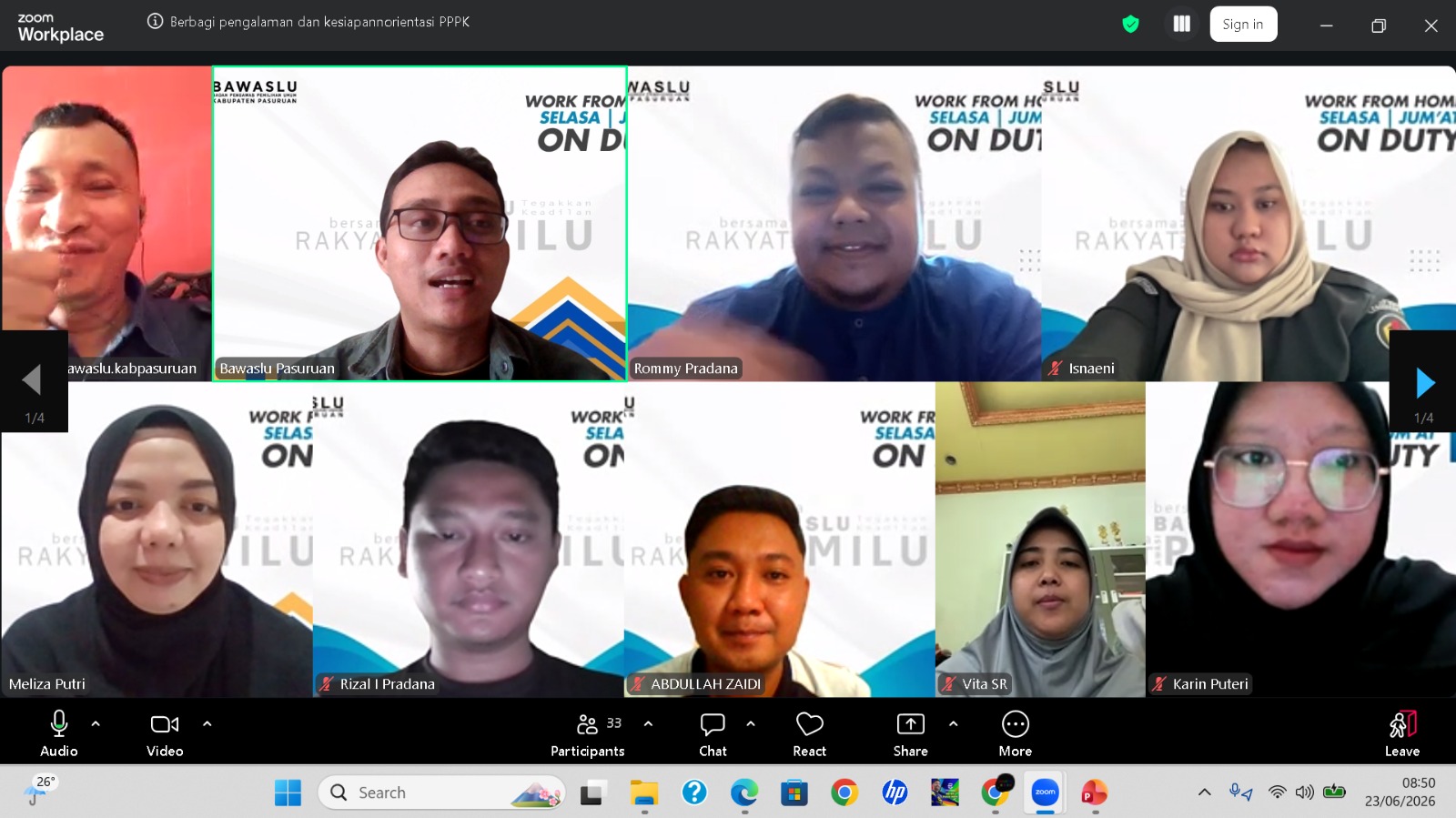 Humas Bawaslu Kota Pasuruan