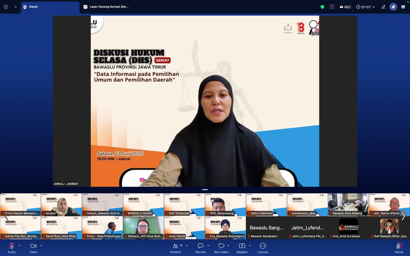 Humas Bawaslu Kota Pasuruan