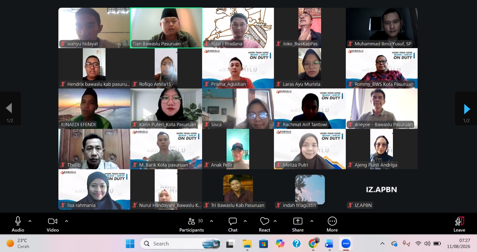 Humas Bawaslu Kota Pasuruan